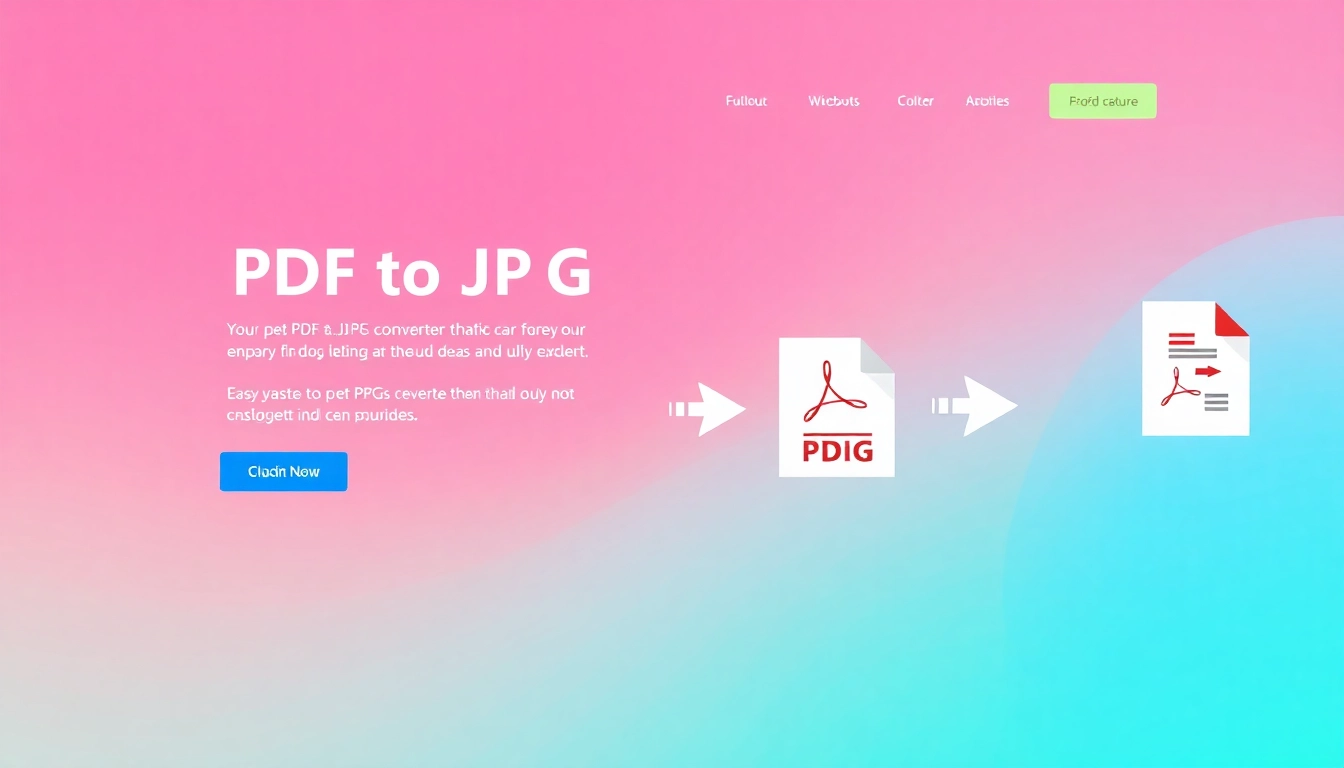 Convert PDFs swiftly into high-quality JPGs using our PDF to JPG converter with a user-friendly interface.