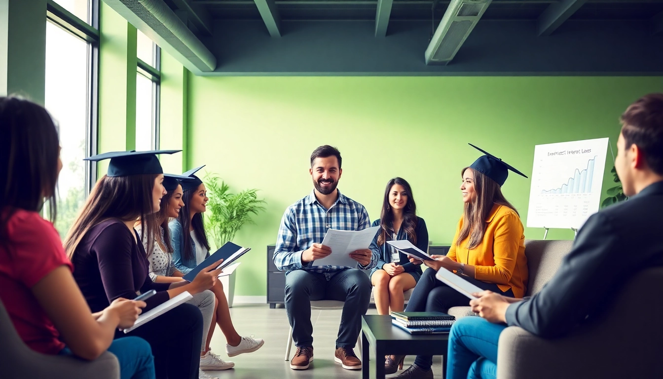 Discussing the earnest student loan code benefits in a vibrant modern office setting.