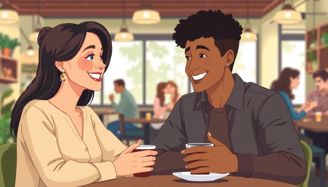Couple effectively communicating in relationships while sharing coffee in a cozy setting.