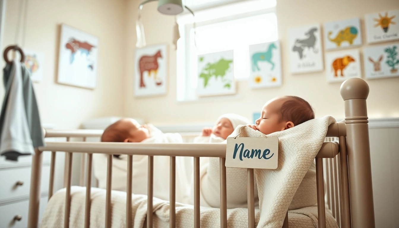 Elige Nombres para Niño únicos y creativos para tu bebé en un acogedor entorno de guardería.