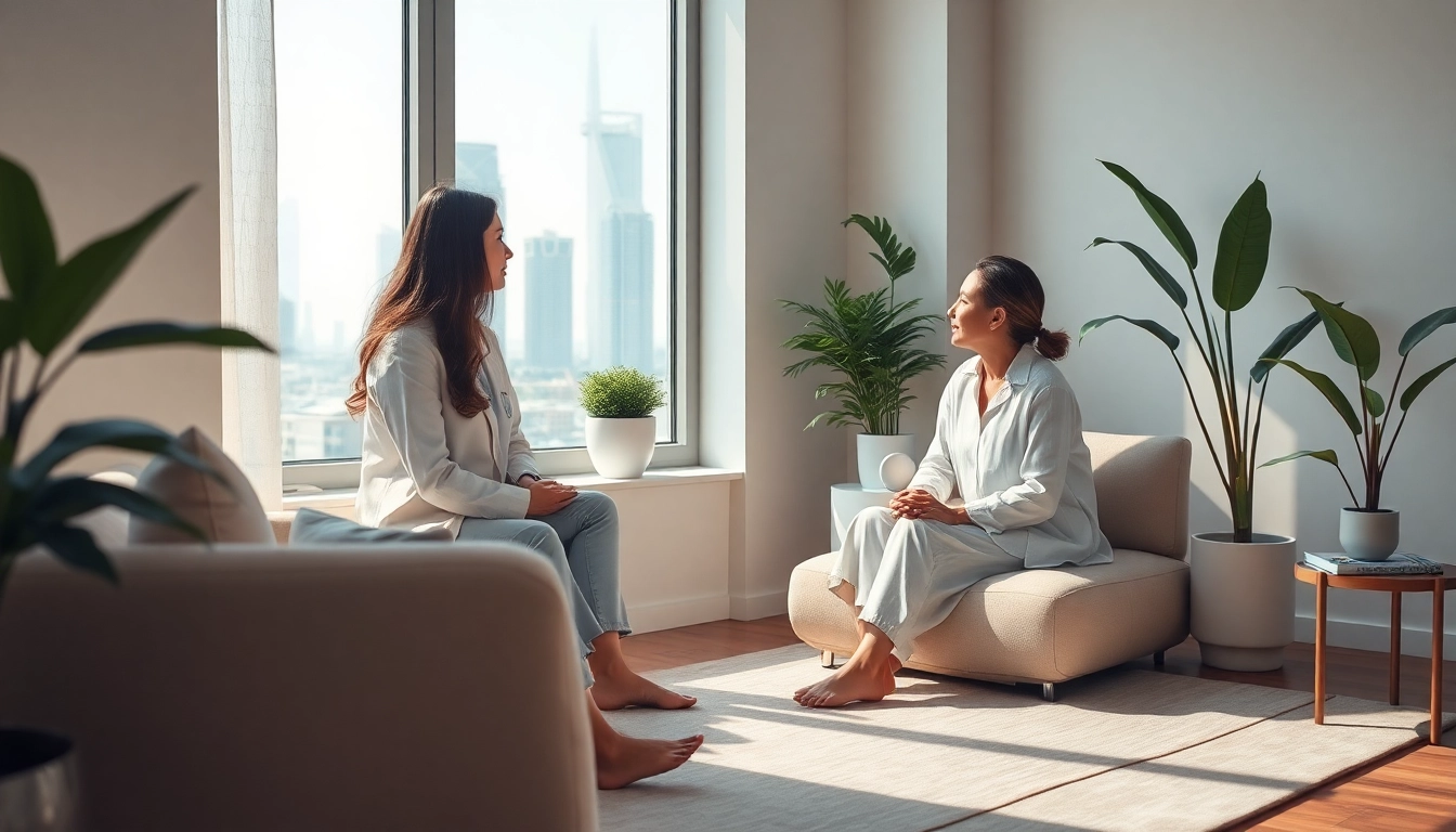 Engaging mental health therapy session depicting effective depression treatment dubai.